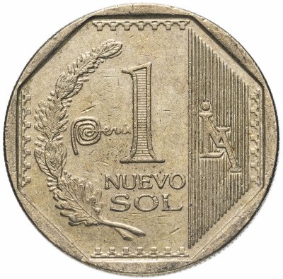 купить Перу 1 новый соль (nuevo sol) 2012-2015, случайная дата