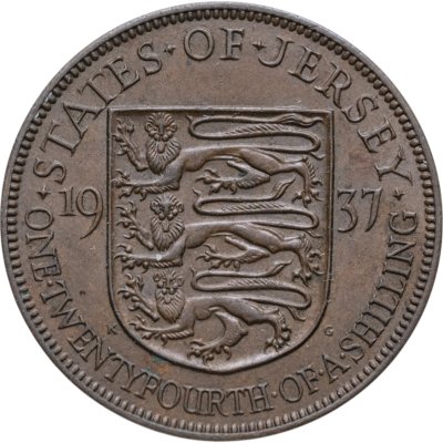 купить Джерси 1/24 шиллинга (shilling) 1937