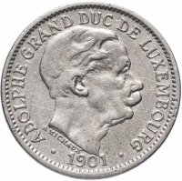 купить Люксембург 10 сантимов (centimes) 1901