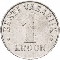 Купить Эстония 1 крона (kroon) 1993-1995