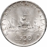 купить Италия 500 лир 1966