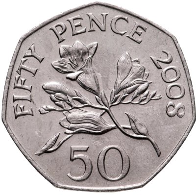 купить Гернси 50 пенсов (pence) 2008