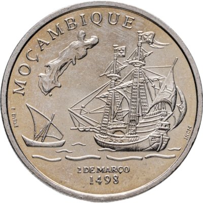 купить Португалия 200 эскудо (escudos) 1998 "Путешествие Васко да Гамы в Индию 1498 года - Мозамбик"