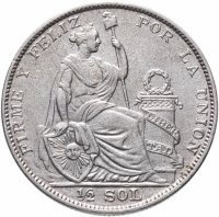 купить Перу 1/2 соля (sol) 1929