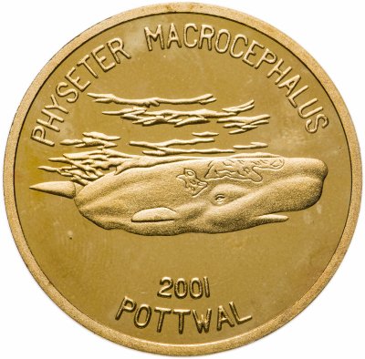 купить Северная Корея 20 вон 2001 год Кашалот