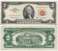 купить США 2 доллара 1963 (Pick 382a)