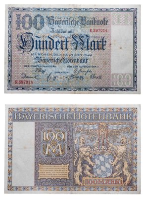 купить Германия 100 марок 1922