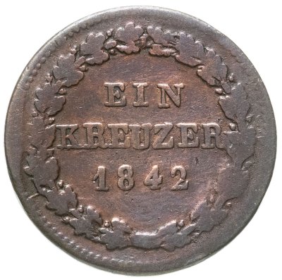 купить Германия, Нассау 1 крейцер 1842