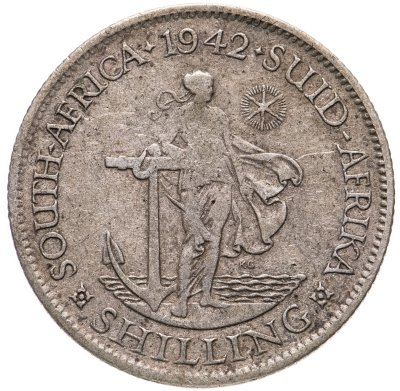 купить ЮАР 1 шиллинг (shilling) 1942