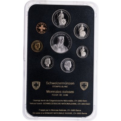 купить Швейцария 1992 годовой набор из 8-ми монет в оригинальной пластиковой упаковке