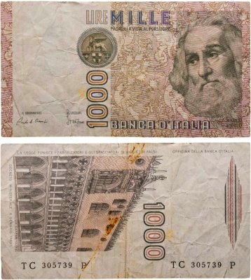 купить Италия 1000 лир 1982
