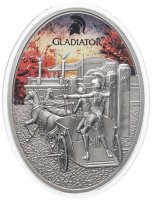 купить Остров Фиджи 10 долларов 2013 "Гладиатор Гладиатрикс" в футляре, с сертификатом