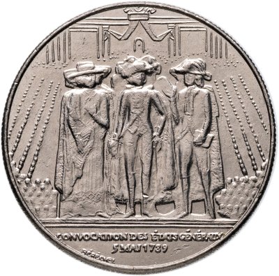 купить Франция 1 франк (franc) 1989 "200 лет Генеральных штатов"
