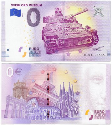 купить 0 евро (euro) "Музей «Оверлорд»" 2018 3-серия (UE KJ-3)