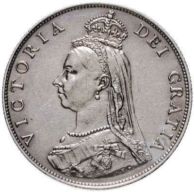 купить Великобритания 2 шиллинга (флорин, shillings) 1887 Новый профиль королевы