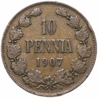 купить 10 пенни (pennia) 1907