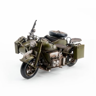 купить Модель военного мотоцикла "BMW R75", металл, краска, Китай, 2010-2020 гг.
