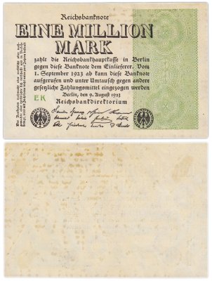 купить Германия 1 000 000 марок 1923