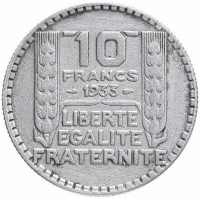 купить Франция 10 франков (francs) 1933