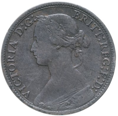 купить Великобритания 1 фартинг (farthing) 1867