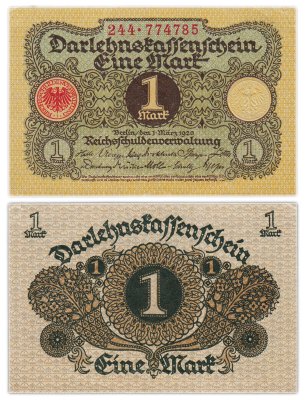 купить Германия (Веймарская Республика) (Berlin) 1 марка 1920