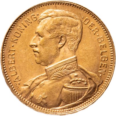 купить Бельгия 20 франков (francs) 1914