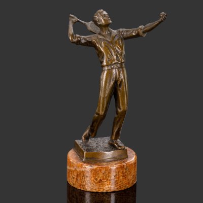 купить Статуэтка "Теннисист", шпиатр, камень, Западная Европа, 1950-1980 гг.