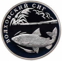 купить 1 рубль 2005 СПМД "Красная книга: волховский сиг"
