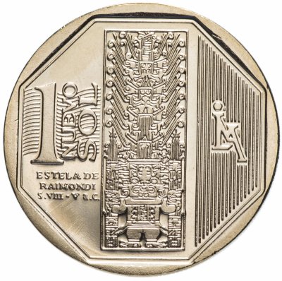 купить Перу 1 новый соль (nuevo sol) 2010 "Богатство и гордость Перу - Стела Раймонди"