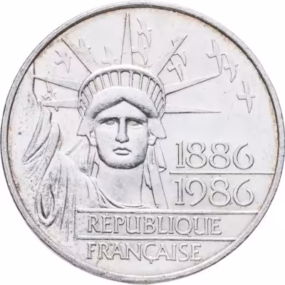 купить Франция 100 франков (francs) 1986 100 лет Статуе Свободы
