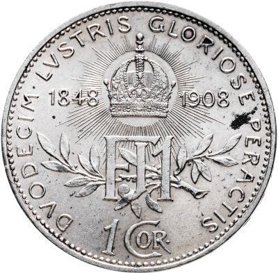 купить Австрия 1 крона (crown) 1908 "60 лет правления"