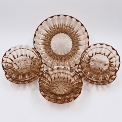 купить Набор из 6 розеток и конфетницы, стекло, СССР, 1970-1990 гг.