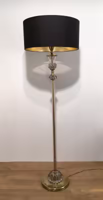 купить Торшер, металл, стекло, ткань, Barovier&Tosso, Италия, 1940-1950 гг.