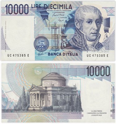 купить Италия 10000 лир 1984 (Pick 112b)
