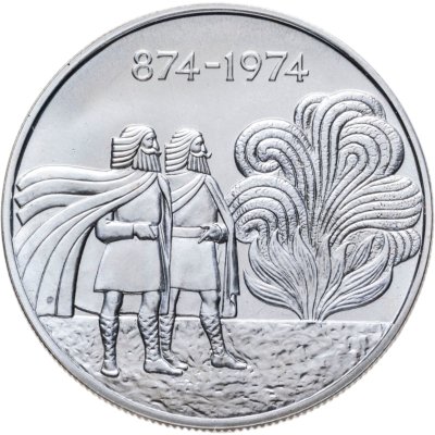 купить Исландия 1000 крон (kronur) 1974 1100 лет первым поселенцам