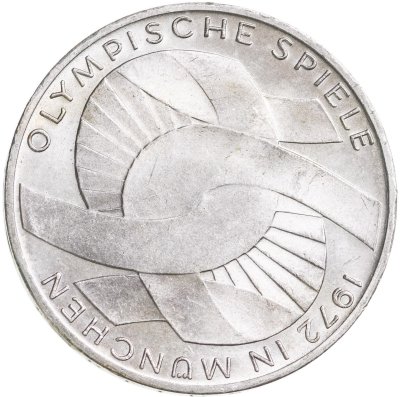 купить Германия 10 марок (mark) 1972 "XX летние Олимпийские Игры, Мюнхен 1972 - Узел"