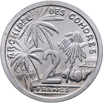 купить Коморские острова 2 франка (francs) 1964