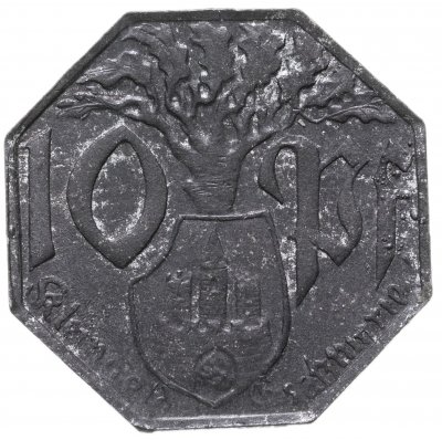 купить Германия, Вайльбург 10 пфеннигов 1917