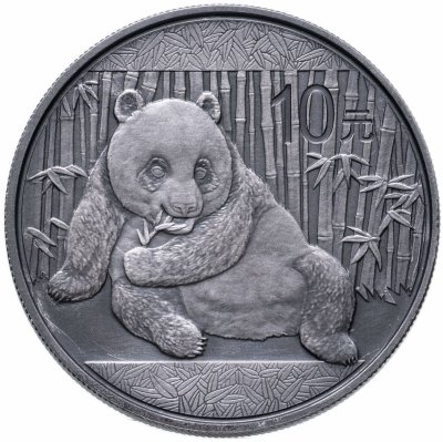 купить Китай 10 юаней 2015 "Панда" оксидированная частная модификация подлинной монеты