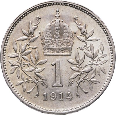 купить Австро-Венгрия 1 крона 1914 для Австрии