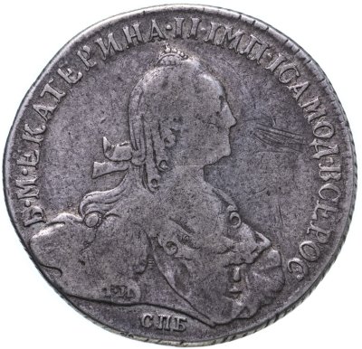 купить 1 рубль 1774 СПБ-ТИ-ФЛ, Биткин №218