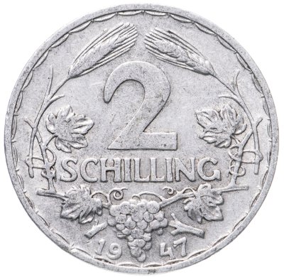 купить Австрия 2 шиллинга 1947