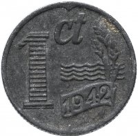 Купить Нидерланды 1 цент (cent) 1942