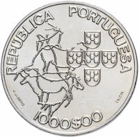 купить Португалия 1000 эскудо (escudos) 2000 "Председательство Португалии в совете ЕС"
