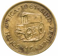 купить ЮАР 1 цент (cent) 1961