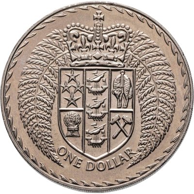 купить Новая Зеландия 1 доллар (dollar) 1976