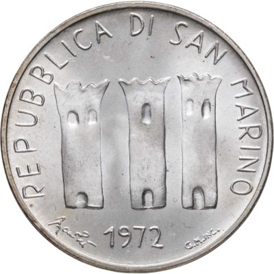 купить Сан-Марино 500 лир (lire) 1972