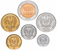 купить Руанда набор монет 2003-2011 (6 штук)