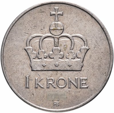 купить Норвегия 1 крона (crown) 1974-1991 случайный год