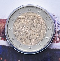 Купить Франция 2 евро (euro) 2019 "30 лет падению Берлинской стены" в блистере